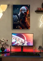 متال پوستر طرح بازی God of War کد L1008 - Image 2
