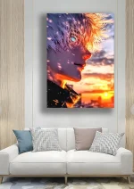 متال پوستر انیمه جوجوتسو کایزن طرح گوجو کد L1479 - Image 2