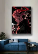 متال پوستر انیمه جوجوتسو کایسن طرح سوکونا کد L1568 - Image 2