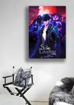 متال پوستر طرح انیمه Solo Leveling کد L1232 - Image 2
