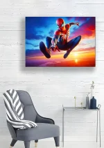 متال پوستر طرح اسپایدرمن کد L1366 - Image 2