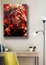 متال پوستر انیمه جوجوتسو کایسن طرح سوکونا کد L1574 - Image 2