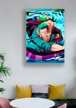 متال پوستر انیمه وان پیس طرح زورو کد L1362 - Image 2