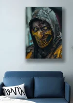 متال پوستر بازی Mortal Kombat طرح اسکورپیون کد L1235 - Image 2