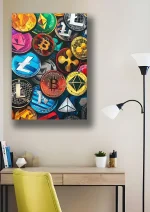 متال پوستر طرح رمز ارز کد L1578 - Image 2