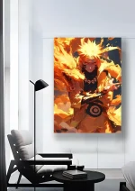 متال پوستر طرح انیمه ناروتو کد L1363 - Image 2