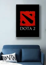 متال پوستر طرح بازی Dota 2 کد L1237 - Image 2
