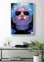 متال پوستر انیمه جوجتسو کایسن طرح گوجو کد L1354 - Image 2