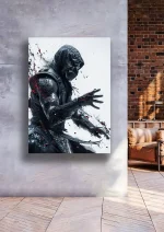 متال پوستر بازی Mortal Kombat طرح Noob Saibot کد L1586 - Image 6