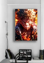 متال پوستر انیمه My Hero Academia طرح Katsuki Bakugo کد L1257 - Image 2