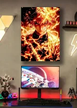 متال پوستر انیمه شیطان کش طرح زنیتسو کد L1603 - Image 2