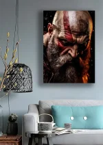 متال پوستر God Of War طرح کریتوس کد L1264 - Image 2