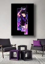 متال پوستر انیمه جوجوتسو کایسن طرح توجی کد L1605 - Image 2