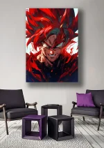 متال پوستر انیمه Dragon Ball طرح Son Goku کد L1607 - Image 2