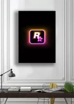 متال پوستر طرح لوگوی راکستار کد L1271 - Image 2