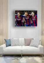 متال پوستر طرح مسی،نیمار و سوارز کد L1467 - Image 2