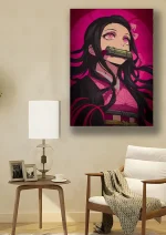 متال پوستر انیمه شیطان کش طرح نزوکو کد L1351 - Image 2