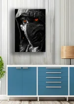 متال پوستر طرح بازی Mortal Kombat طرح اسکورپیون کد L1270 - Image 2