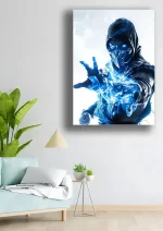 متال پوستر بازی Mortal Kombat طرح ساب زیرو کد L1614 - Image 2