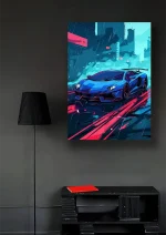 متال پوستر طرح ماشین لامبورگینی کد L1346 - Image 2