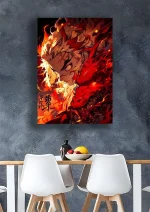 متال پوستر انیمه شیطان کش طرح Rengoku Kyojuro کد L1277 - Image 2