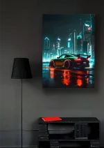 متال پوستر طرح ماشین Porsche 911 GT3 کد L1344 - Image 2