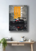 متال پوستر طرح ماشین  Porsche 911 کد L1618 - Image 2