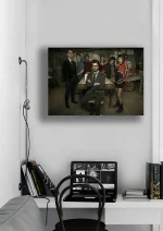 متال پوستر طرح سریال Money Heist کد L1337 - Image 2