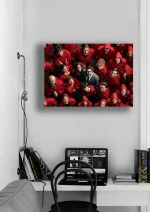 متال پوستر طرح سریال Money Heist کد L1336 - Image 2