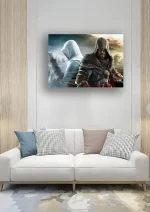متال پوستر طرح بازی Assassin's Creed کد L1456 - Image 2