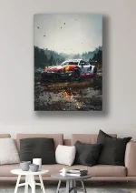 متال پوستر طرح ماشین Porsche 911 GT3 کد L1146 - Image 2