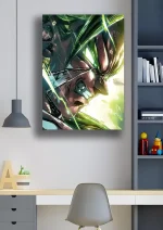 متال پوستر انیمه Dragon Ball Z طرح Broly کد L1635 - Image 2