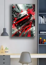 متال پوستر طرح ماشین Dodge Challanger کد L1636 - Image 2