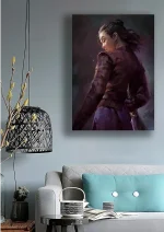 متال پوستر سریال Game of Thrones طرح آریا کد L1323 - Image 2