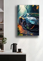 متال پوستر طرح ماشین لامبورگینی کد L1639 - Image 2