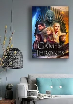 متال پوستر طرح سریال Game of Thrones کد L1321 - Image 2