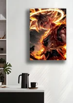 متال پوستر انیمه Dragon Ball Z طرح Son Goku کد L1640 - Image 2