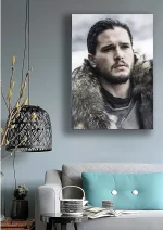 متال پوستر سریال Game of Thrones طرح جان اسنو کد L1320 - Image 2