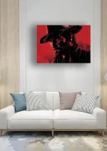 متال پوستر طرح بازی Red Dead Redemption کد L1459 - Image 2