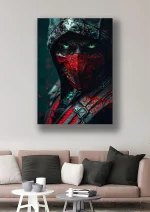 متال پوستر بازی Mortal Kombat طرح ارمک کد L1486 - Image 2