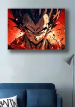 متال پوستر انیمه Dragon Ball Z طرح Son Goku کد L1642 - Image 2