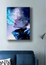 متال پوستر انیمه جوجوتسو کایسن طرح گوجو کد L1648 - Image 2