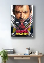 متال پوستر متال پوستر طرح سینمایی Deadpool و Wolverine کد L1312 - Image 2