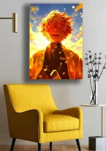 متال پوستر انیمه شیطان کش طرح زنیتسو کد L1659 - Image 2