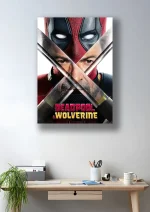متال پوستر طرح سینمایی Deadpool و Wolverine کد L1311 - Image 2