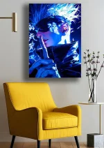 متال پوستر انیمه جوجوتسو کایسن طرح گوجو کد L1661 - Image 2