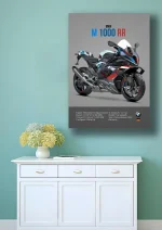 متال پوستر طرح موتور M1000 RR کد L1668 - Image 2
