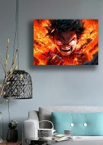 متال پوستر انیمه وان پیس طرح لوفی کد L1670 - Image 2