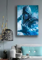 متال پوستر بازی Mortal Kombat طرح ساب زیرو کد L1671 - Image 2