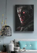 متال پوستر بازی Mortal Kombat طرح Kano کد L1672 - Image 2